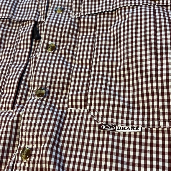 Drake Mississippi State Long Sleeve Button Down Size Small - Picture 4 of 11